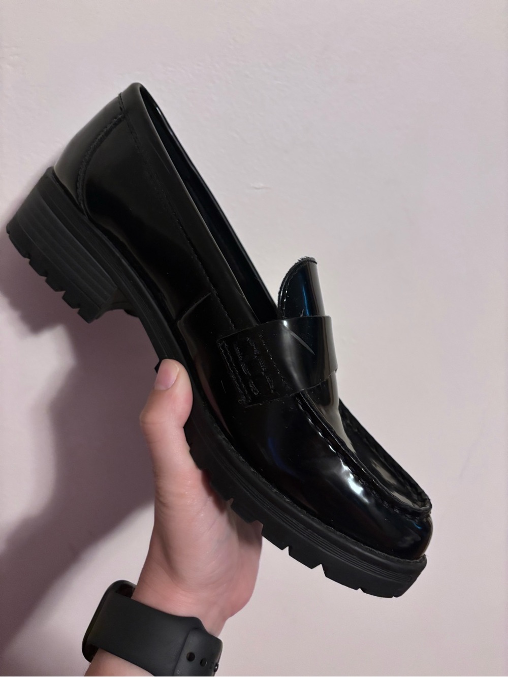 Classic Black Patent Loafer for Women - Old Navy Size 10